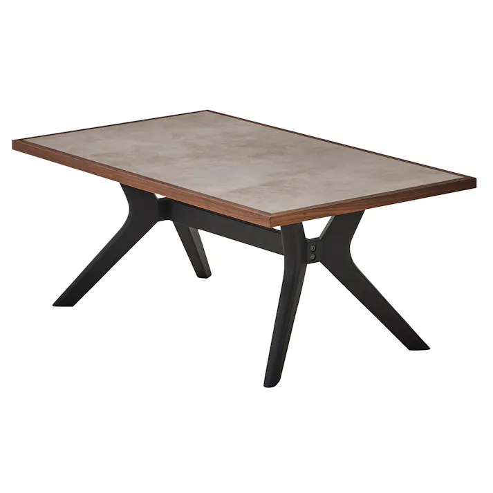 関家具 ToMeet ラミン センターテーブル 幅100cm ブラウン ブラック脚 462361(配送方法:軒下渡し) 4550140623615【別送品】