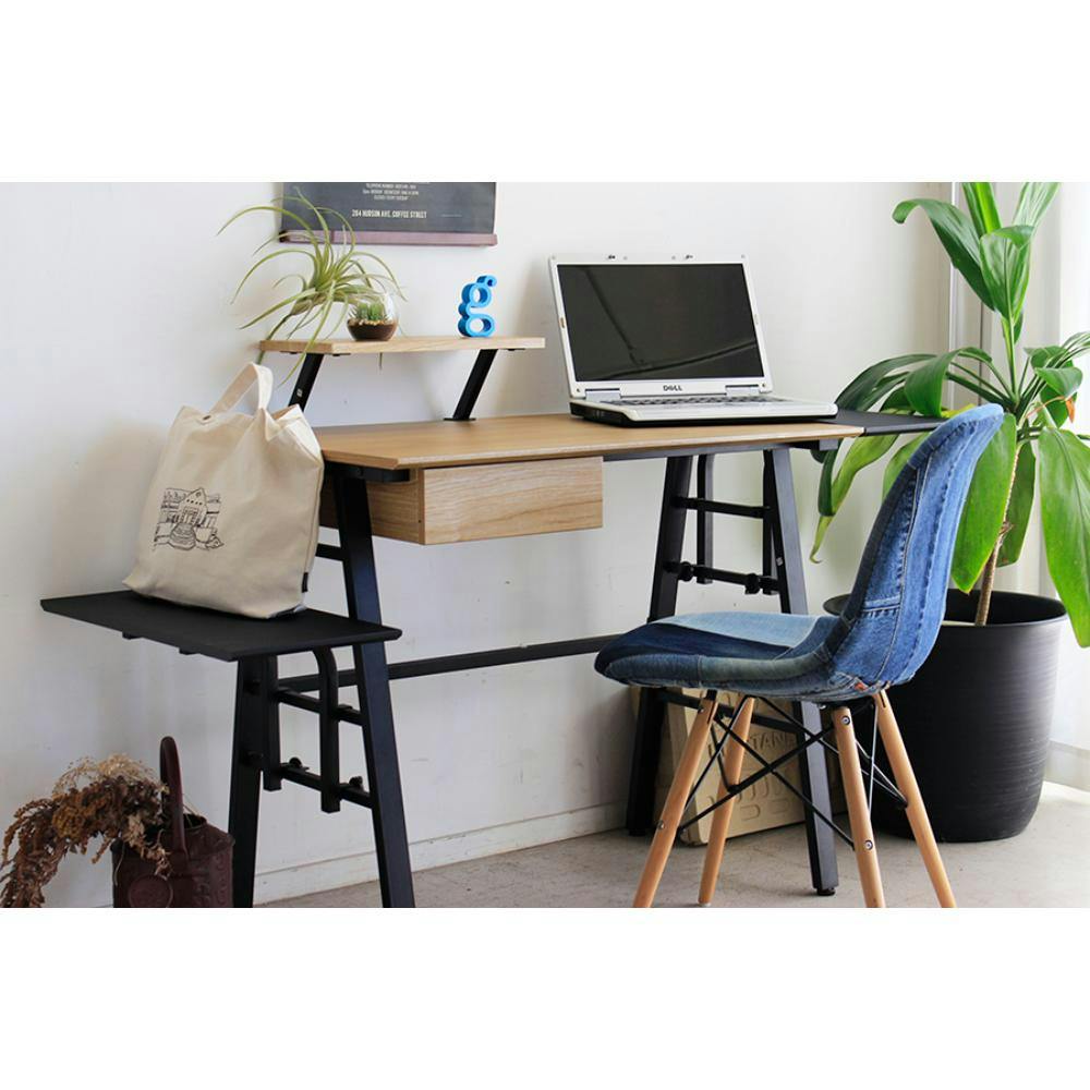 関家具 tohma デスク デイ 幅134cm ナチュラル 274013(配送方法：軒下