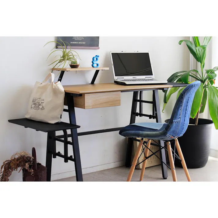 関家具 tohma デスク デイ 幅134cm ナチュラル 274013(配送方法:軒下渡し) 4954324093537【別送品】