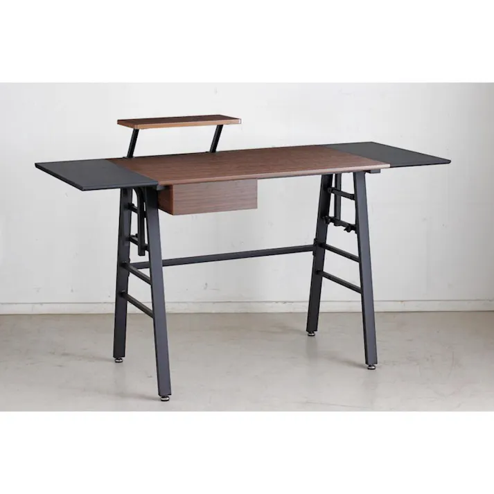 関家具 tohma デスク デイ 幅134cm ブラウン 375185(配送方法:軒下渡し) 4954324096880【別送品】