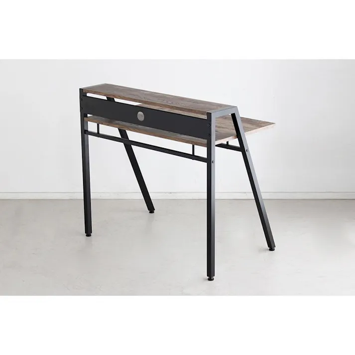 関家具 tohma デスク リグナ 幅96cm ダークブラウン 375184(配送方法:軒下渡し) 4954324097641【別送品】