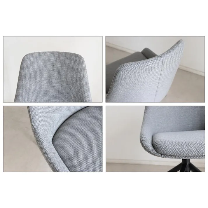 関家具 tohma ラウンドチェア ファーブ グレー 354247(配送方法:軒下渡し) 4954324104486【別送品】