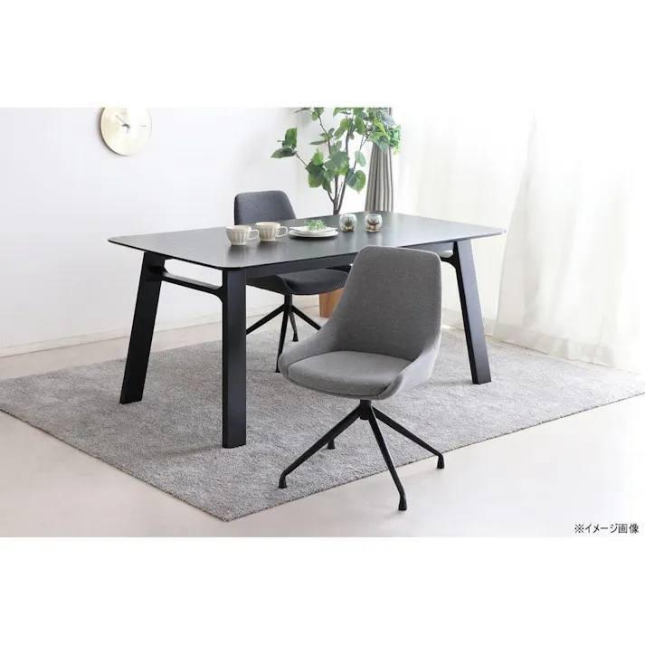 関家具 tohma ラウンドチェア ファーブ グレー 354247(配送方法:軒下渡し) 4954324104486【別送品】