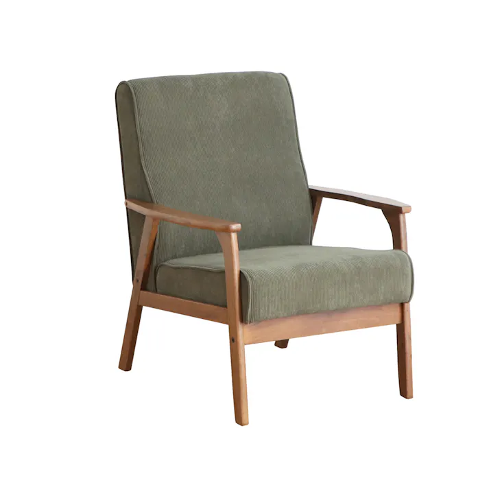 関家具 tohma 1人掛けソファ リガラ 幅66cm グリーン 384629(配送方法:軒下渡し) 4954324110036【別送品】