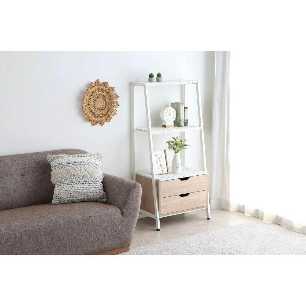 関家具 tohma シェルフ テラーゾ 幅59cm ホワイト 456503(配送方法：軒下渡し) 4954324116632【別送品】