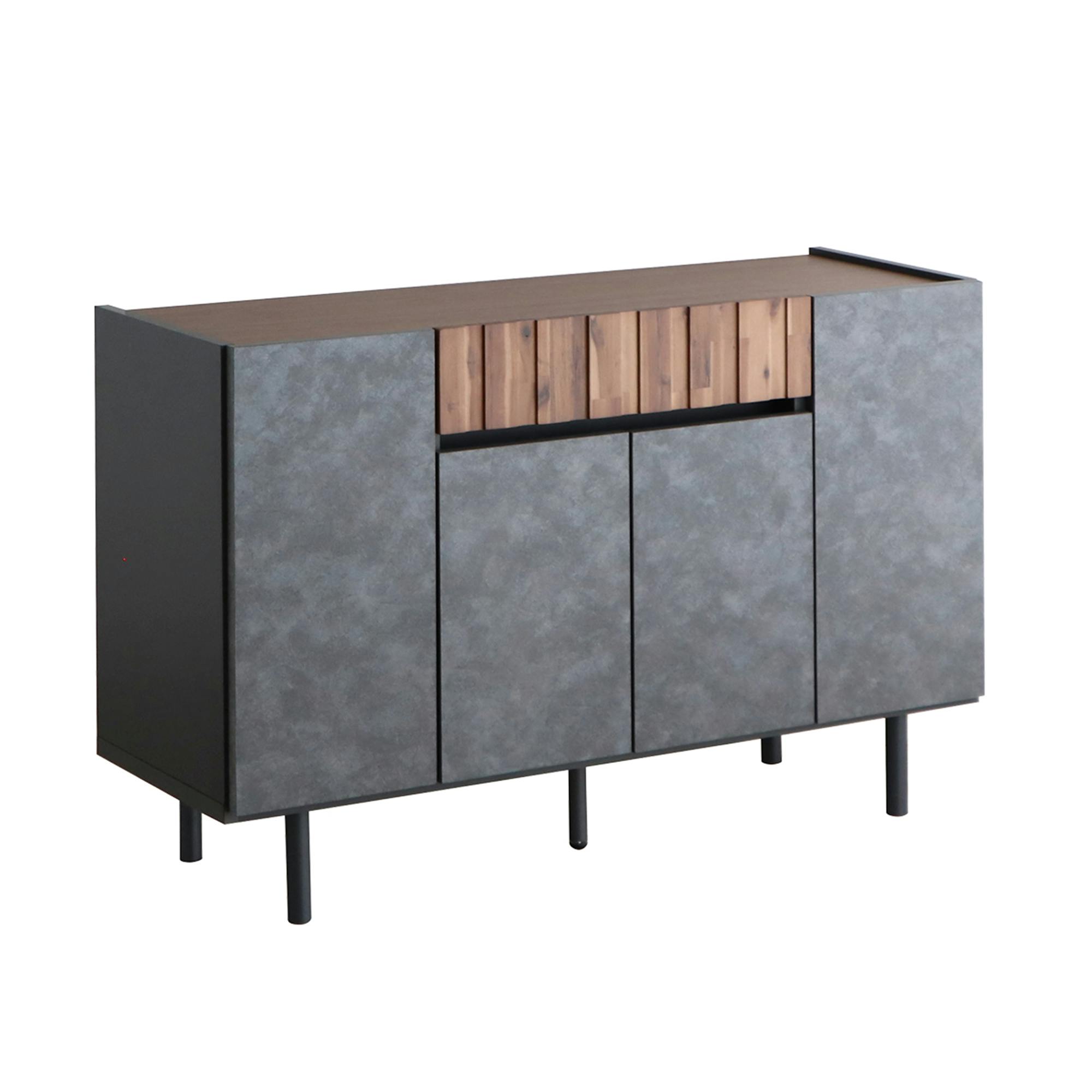 関家具 tohma サイドボード クリート 幅120cm リビング収納 456494(配送方法：開梱設置) 4954324117943【別送品】