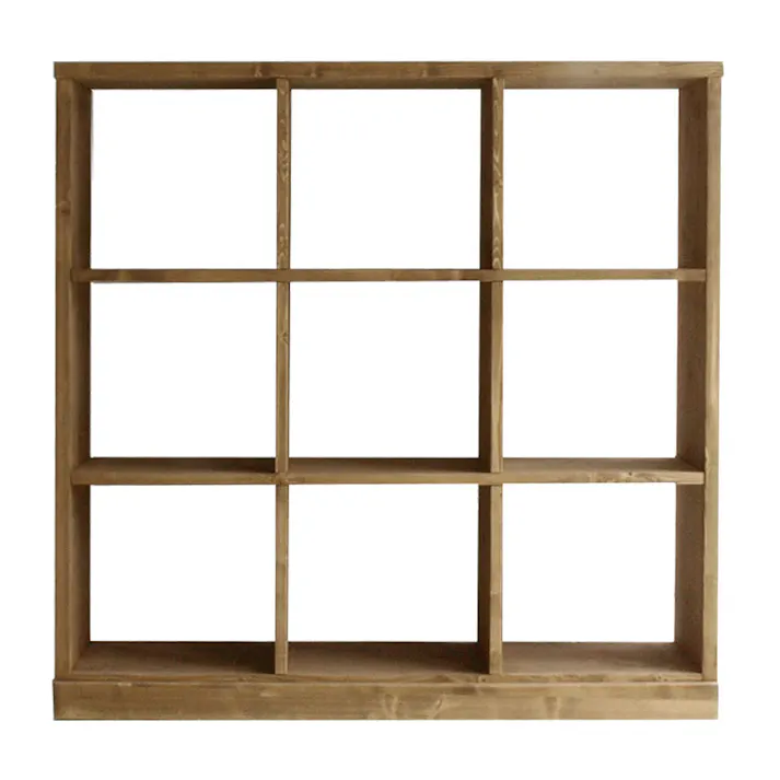 nora. シェルフ ローゼル2 3×3段 ナチュラル 収納家具 リビング収納 棚板 300602【別送品】