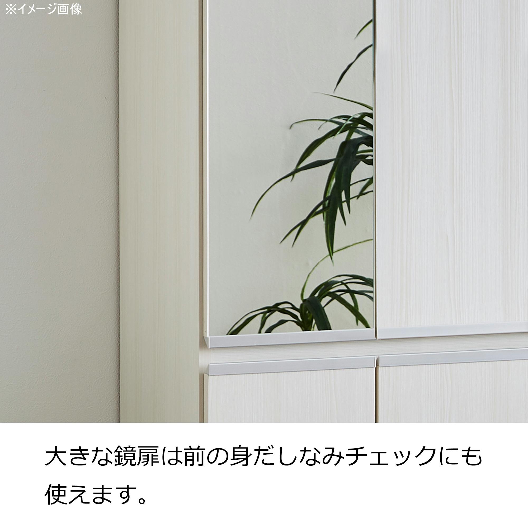 シューズボックス　ホワイト CAINZ-DASH】アスカ 組立式シューズボックス ホワイト SB800W【別送品