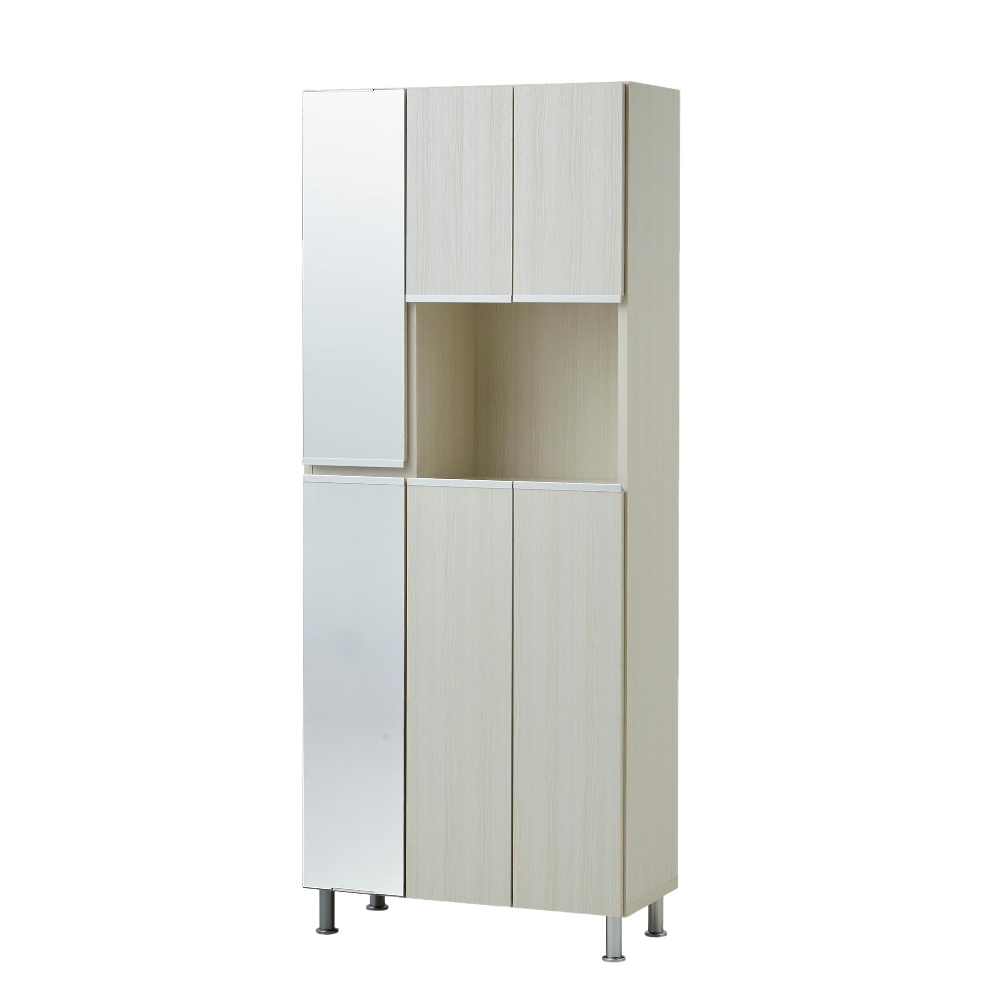 doi シューズボックス リアル 幅75cm×高さ185cm オープン収納タイプ