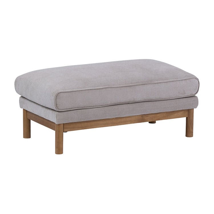 nora. オットマン パンネ ベージュ スツール ソファベッド デイベッド 410056【別送品】