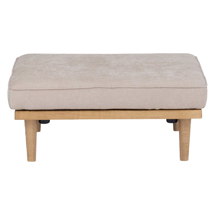 nora. ベースソファ モーク 1人掛け カスタード アイランドソファ 台座 リビング 410558【別送品】