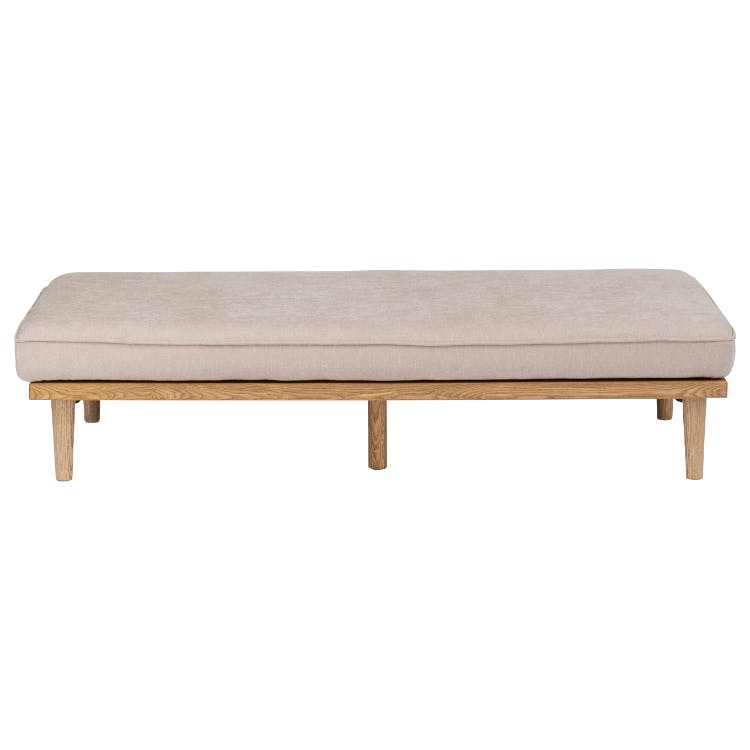 nora. ベースソファ モーク 2人掛け カスタード アイランドソファ 台座 リビング 410559【別送品】