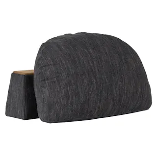 nora. バックレスト モーク Mサイズ ビター 背もたれ クッション 布 410565【別送品】