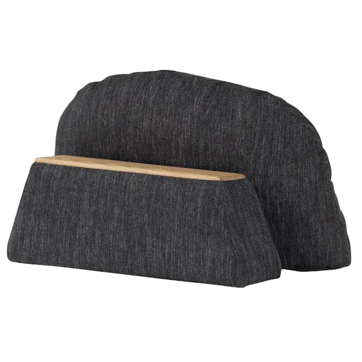 nora. バックレスト モーク Mサイズ ビター 背もたれ クッション 布 410565【別送品】