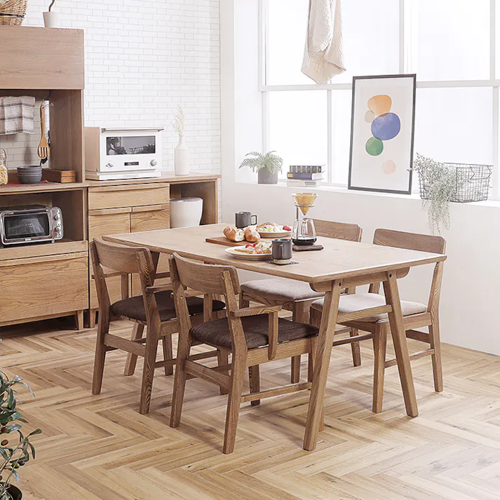 nora. ダイニングテーブル チャームス2 幅135cm ダイニング 食卓 団らん 421467【別送品】