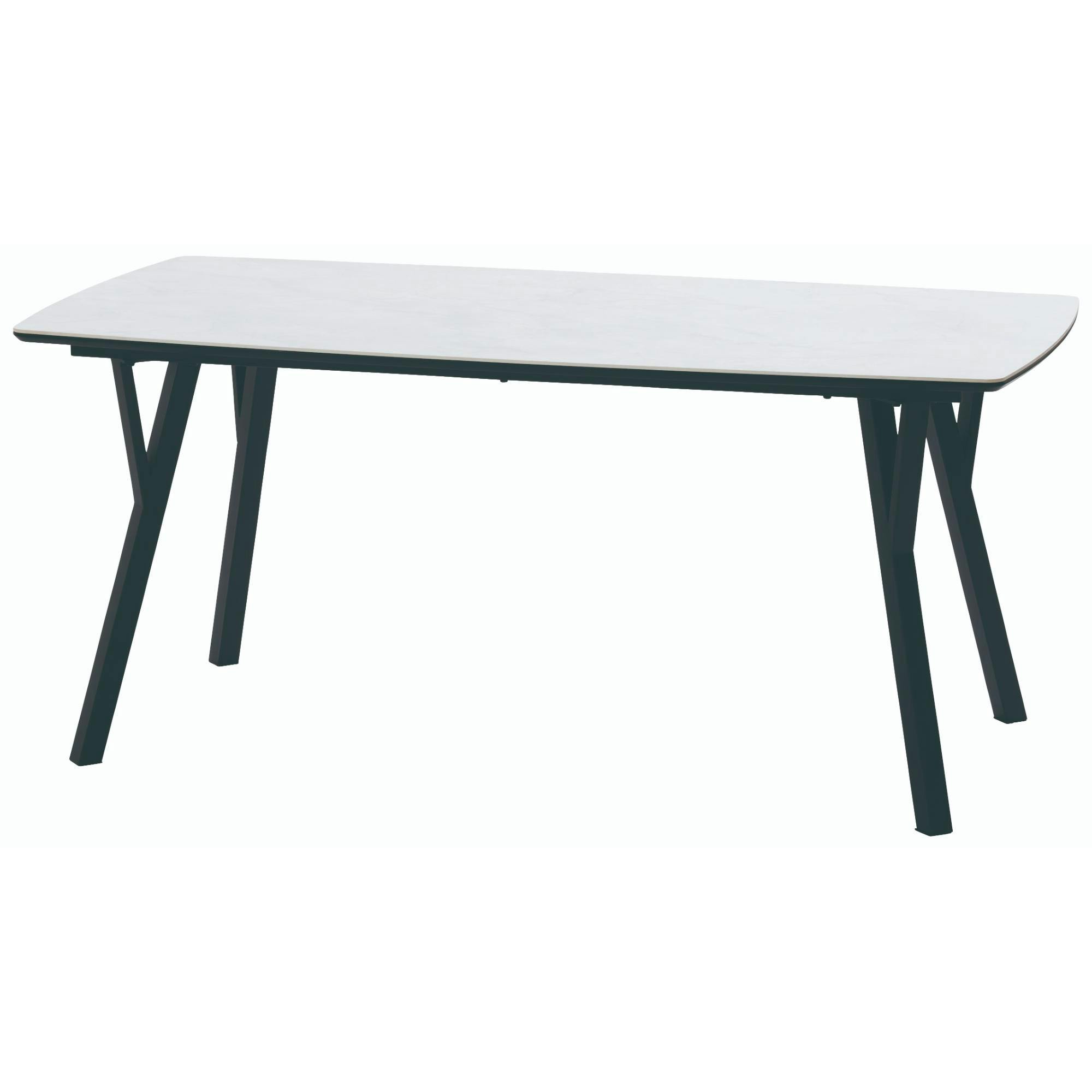 to meet ダイニングテーブル バード 幅160cm ベージュ ダイニング 食卓 団らん 421478【別送品】