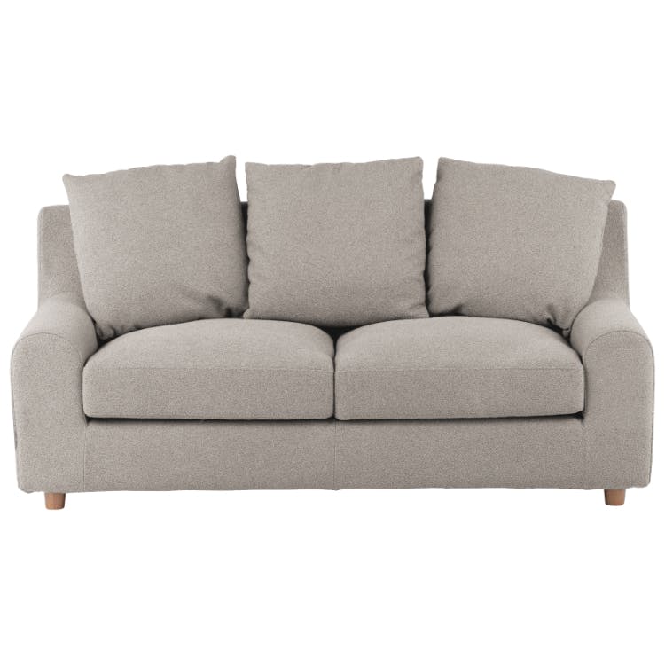 nora. ソファ ヌガー3 2人掛け サンドベージュ リビング家具 カラフル 布ソファ 423575【別送品】