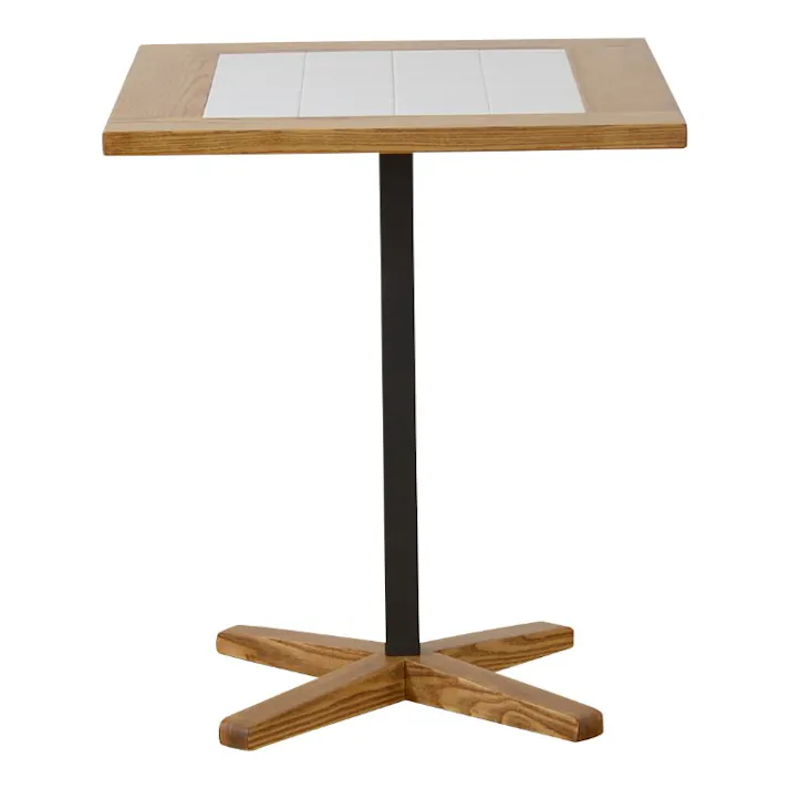 nora. ダイニングテーブル トフィー2 幅60×高さ70cm タイル天板 ミニテーブル カフェテーブル 食卓 426544【別送品】