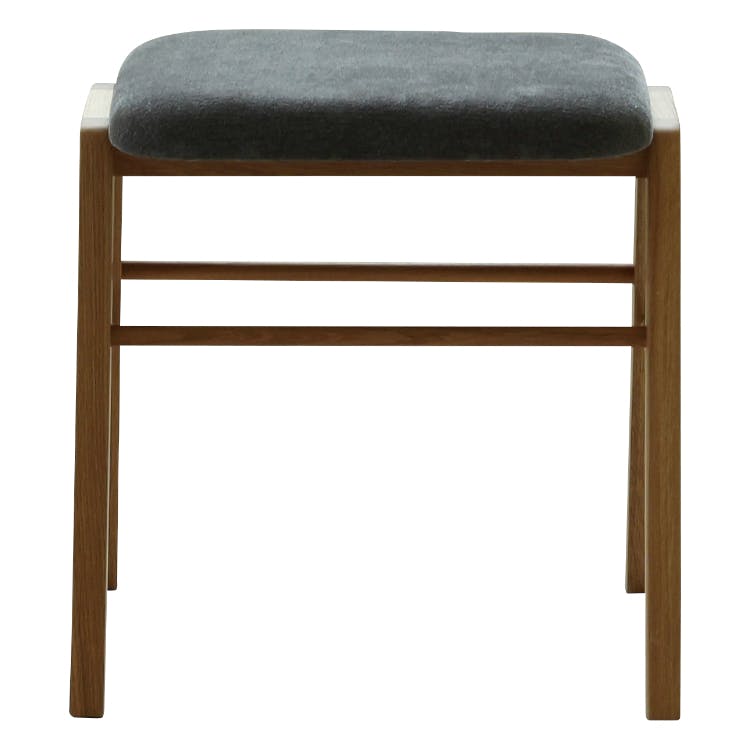 nora. スツール リンクス3 布座 レッドグレー ミニテーブル チェア 椅子 426817【別送品】