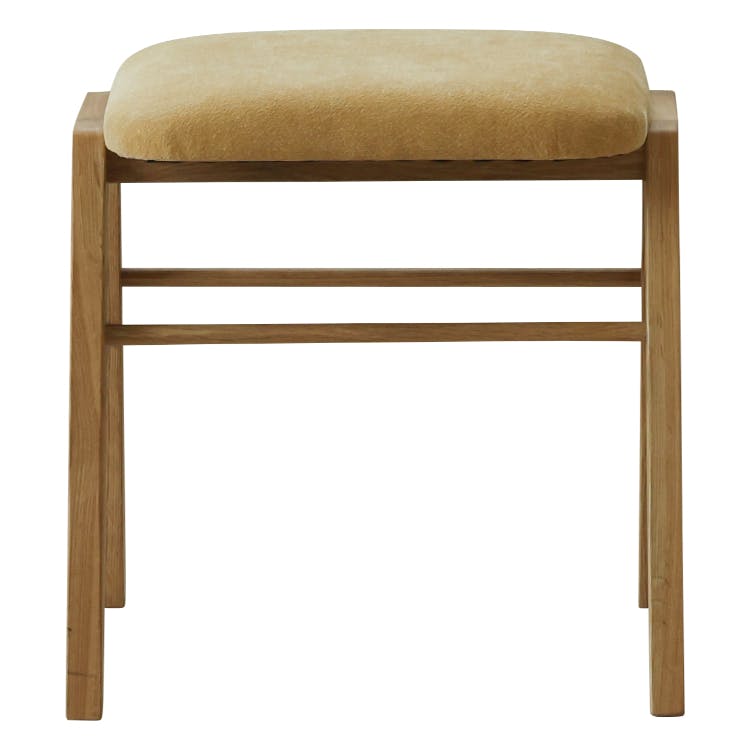 nora. スツール リンクス3 布座 バニライエロー ミニテーブル チェア 椅子 426818【別送品】