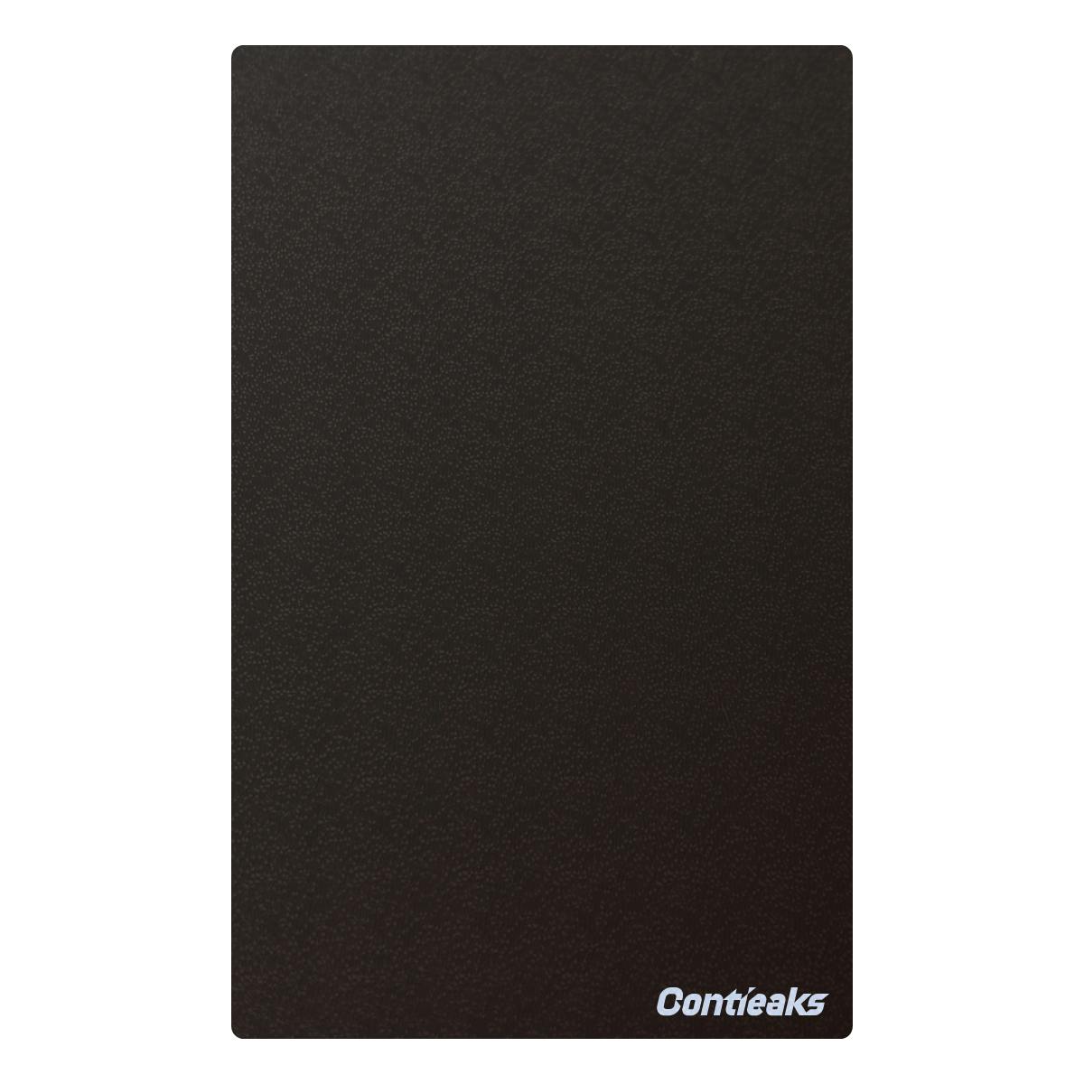 Contieaks チェアマット コンティークスロゴ有り 100×160cm ブラック 床保護 カーペット 敷き物 427195【別送品】