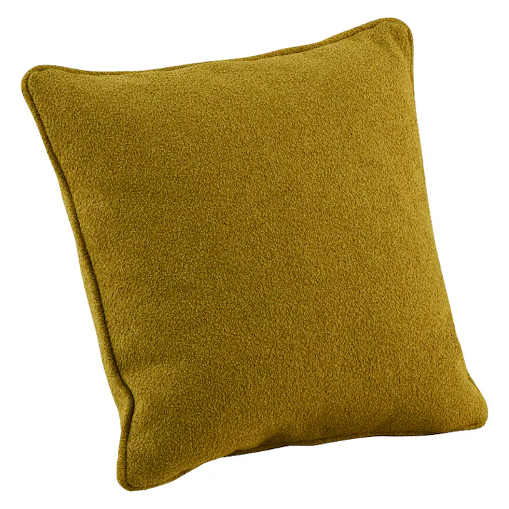 nora. クッション モフモ ペルシモンイエロー 詰め物 布クッション 小物 427360【別送品】