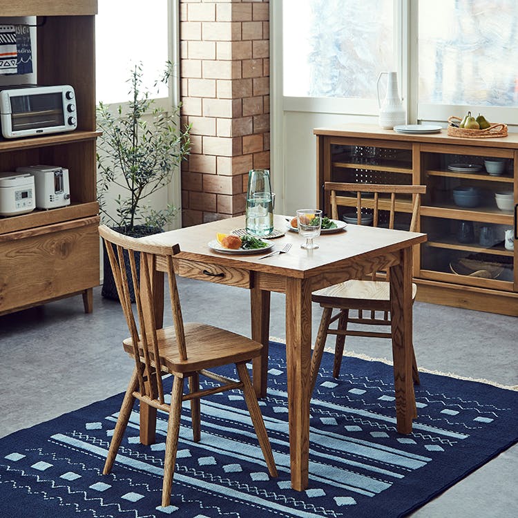 nora. ダイニングテーブル ファッジ4 幅75cm ダイニング 食卓 団らん