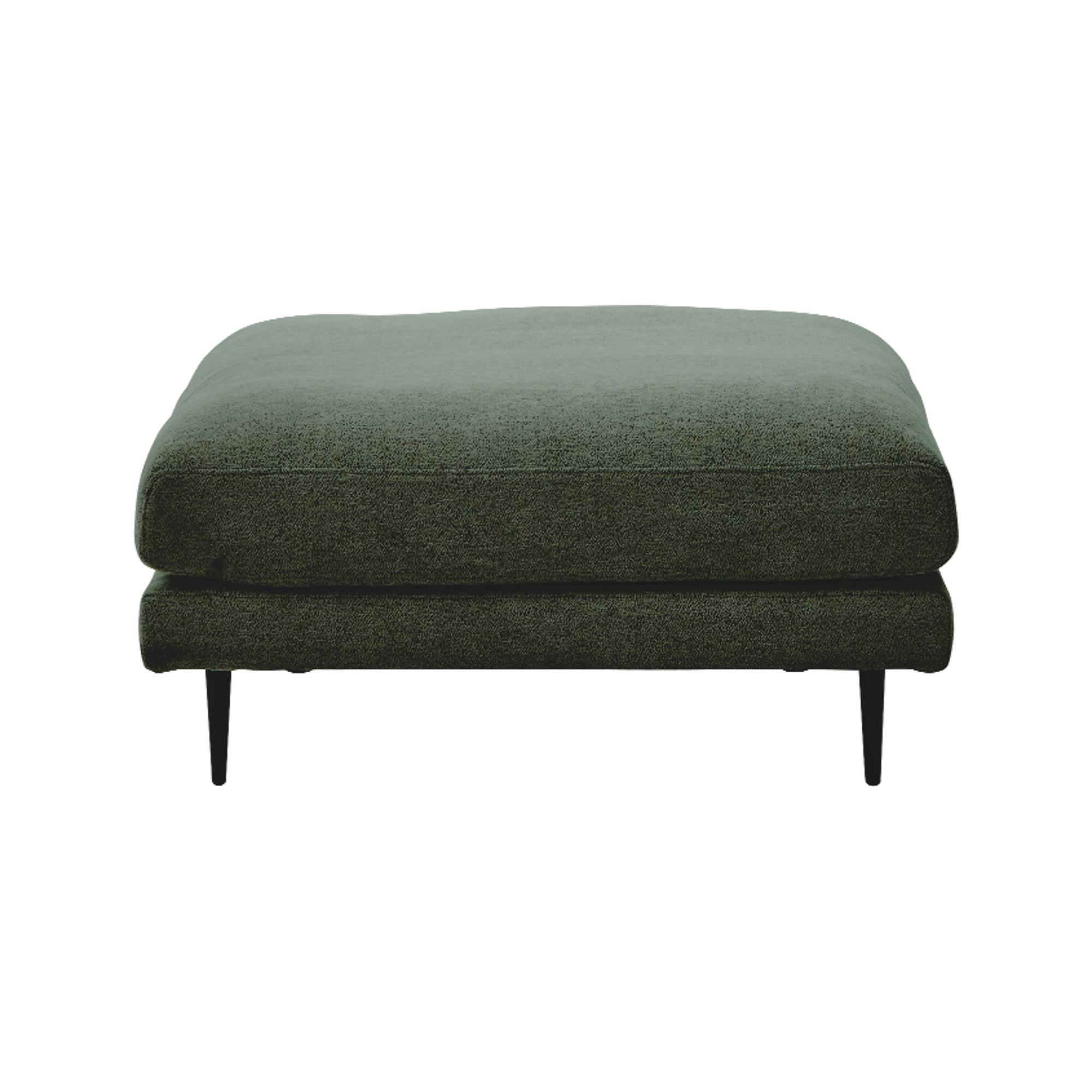 to meet ソファ アリシア スツール グリーン 足置き 布ソファ ファブリック 432544【別送品】