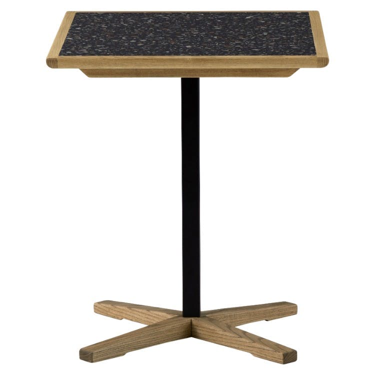 nora. ダイニングテーブル トフィー2 幅60×高さ70cm テラゾー柄天板