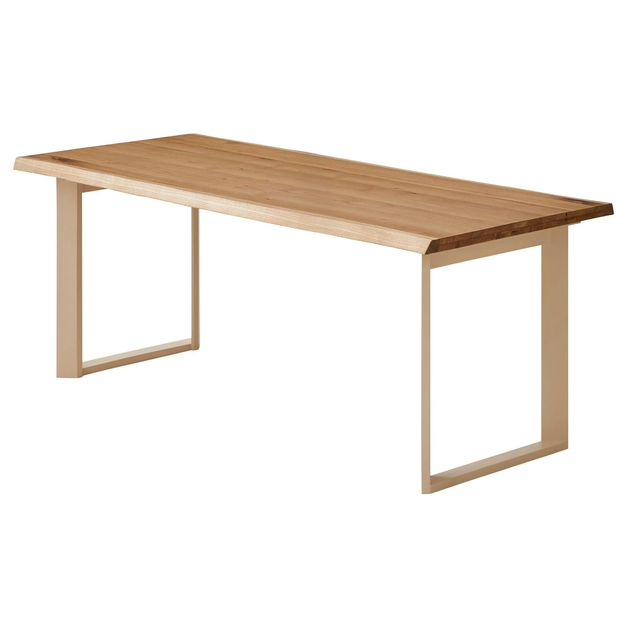 to meet ダイニングテーブル ビルズ 幅180cm オーク天板 ホワイト脚