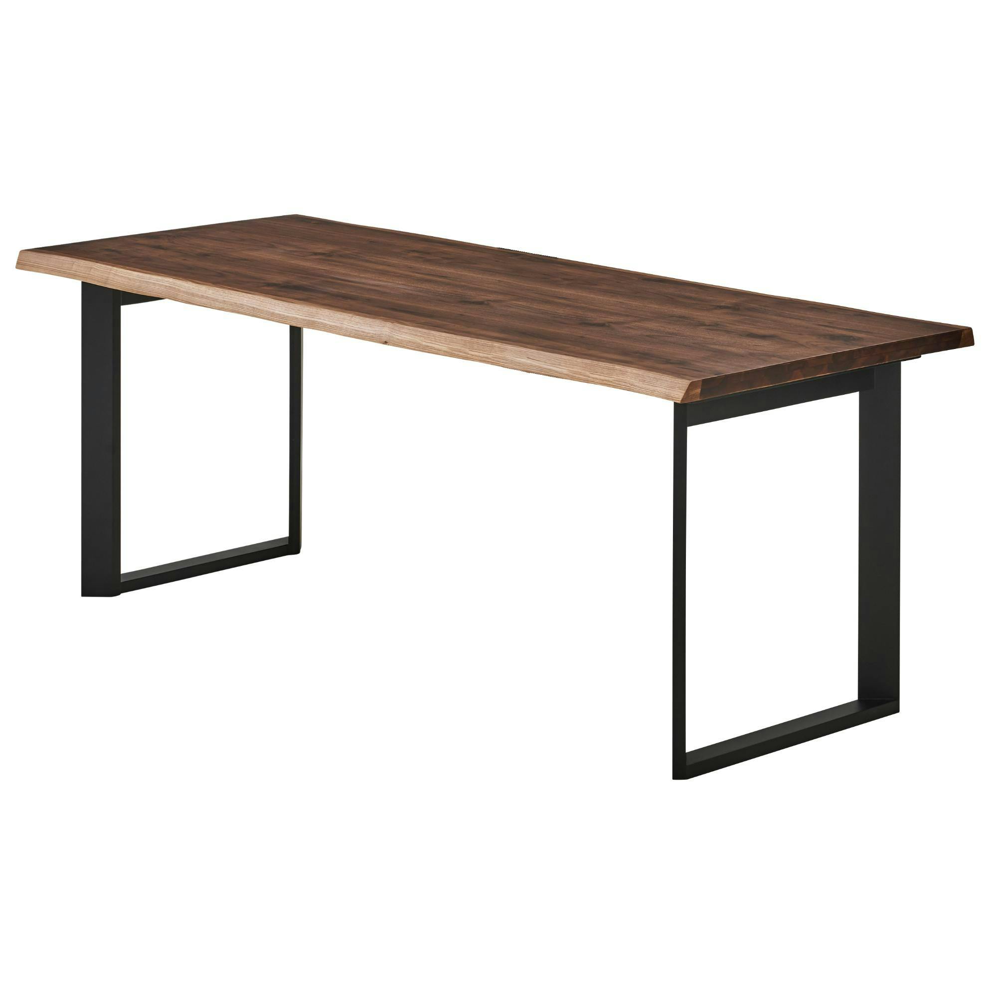 to meet ダイニングテーブル ビルズ 幅180cm ウォールナット天板 ブラック脚 ダイニング 食卓 団らん 445590【別送品】