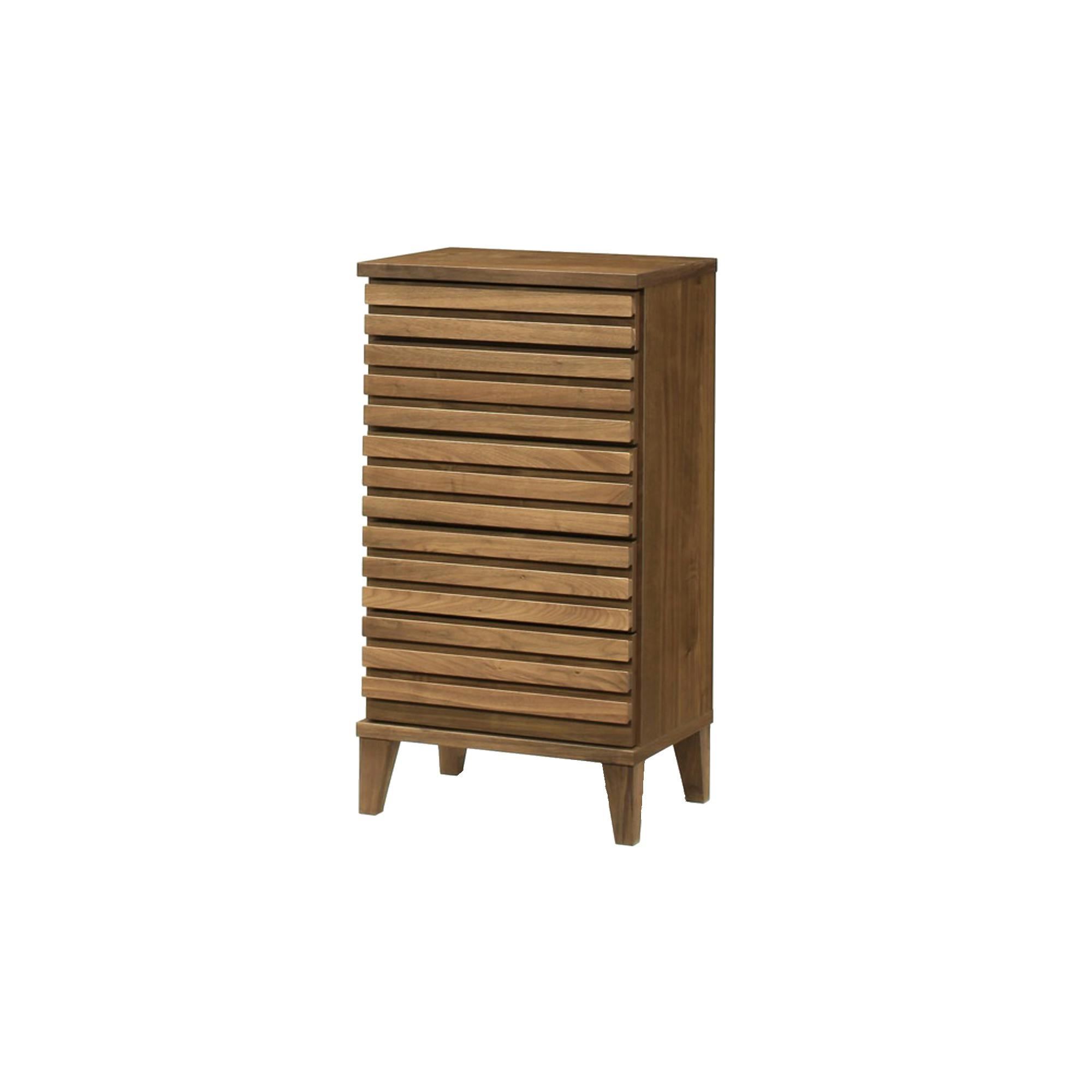 oka チェスト セゾン 幅53cm 5段 ウォールナット タンス 収納家具 リビング収納 446363【別送品】