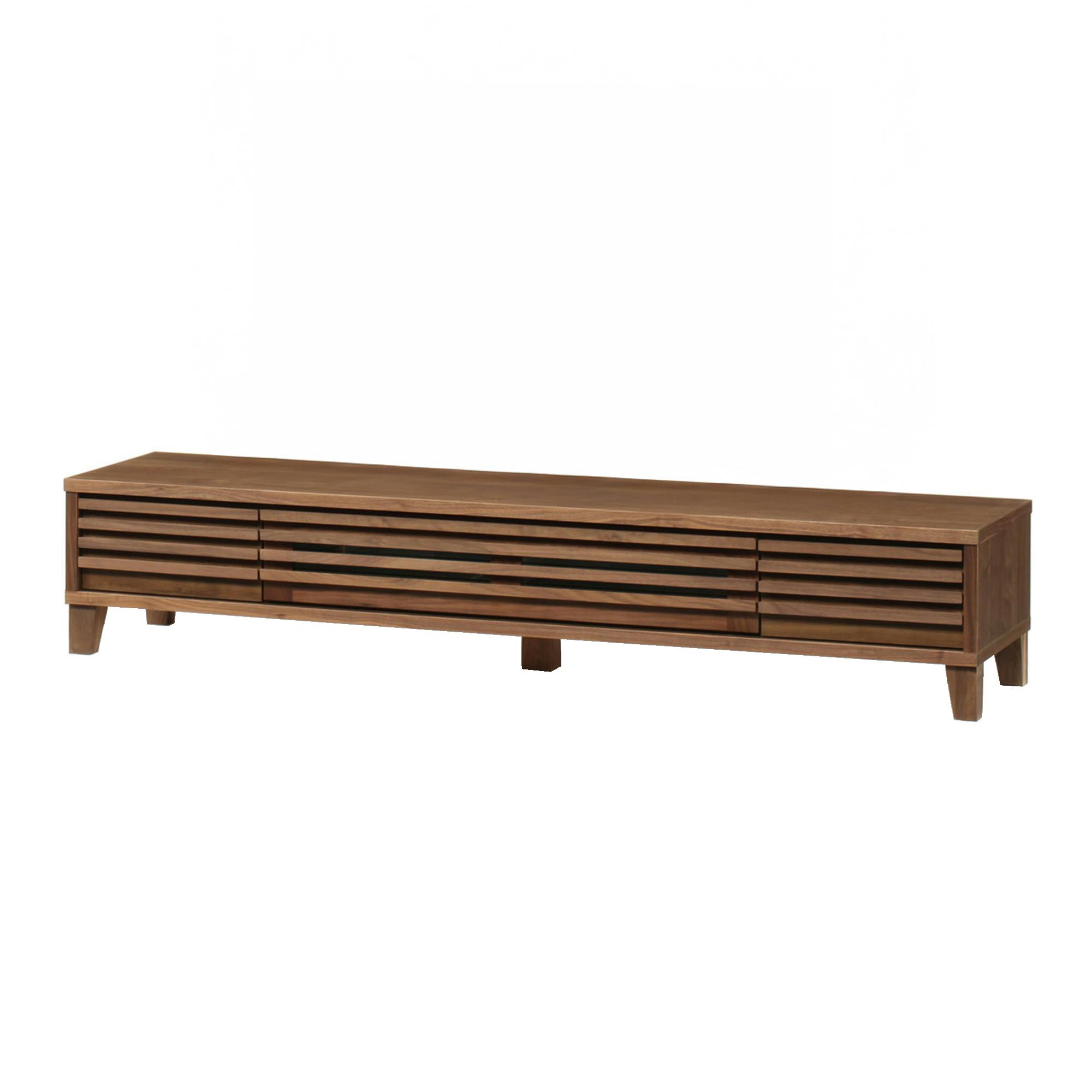 oka テレビボード バジル 幅180cm ウォールナット テレビ台 オーディオデッキ ローボード 446377【別送品】