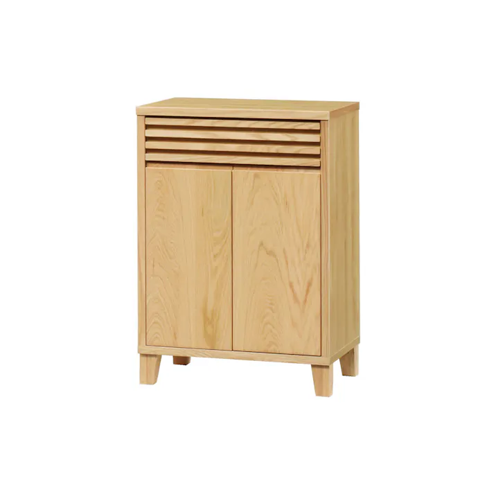 oka サイドボード バジル 幅62cm オーク キャビネット リビング収納 物入れ 446384【別送品】