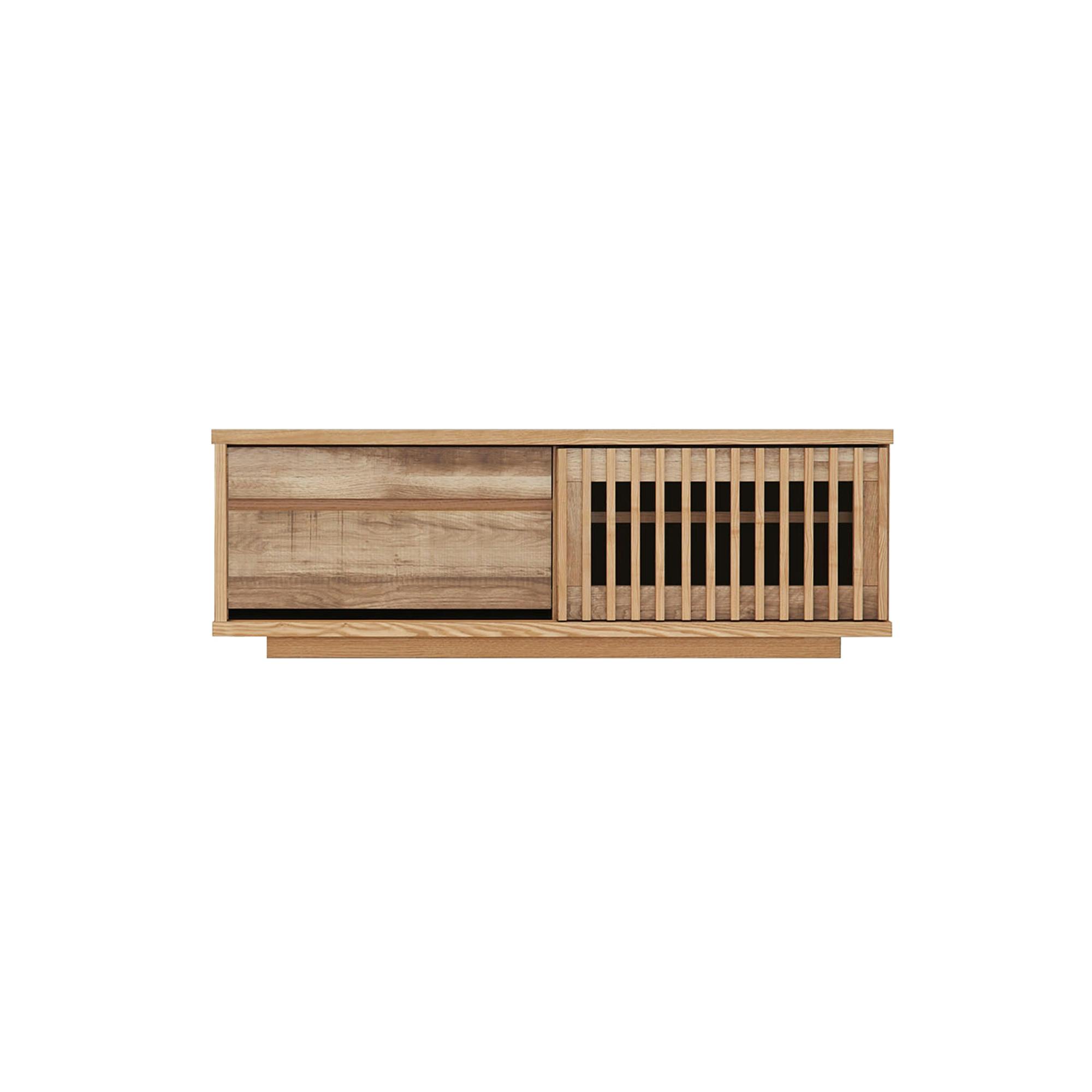 oka テレビボード バリュー 幅120cm オーク テレビ台 オーディオデッキ ローボード 446405【別送品】