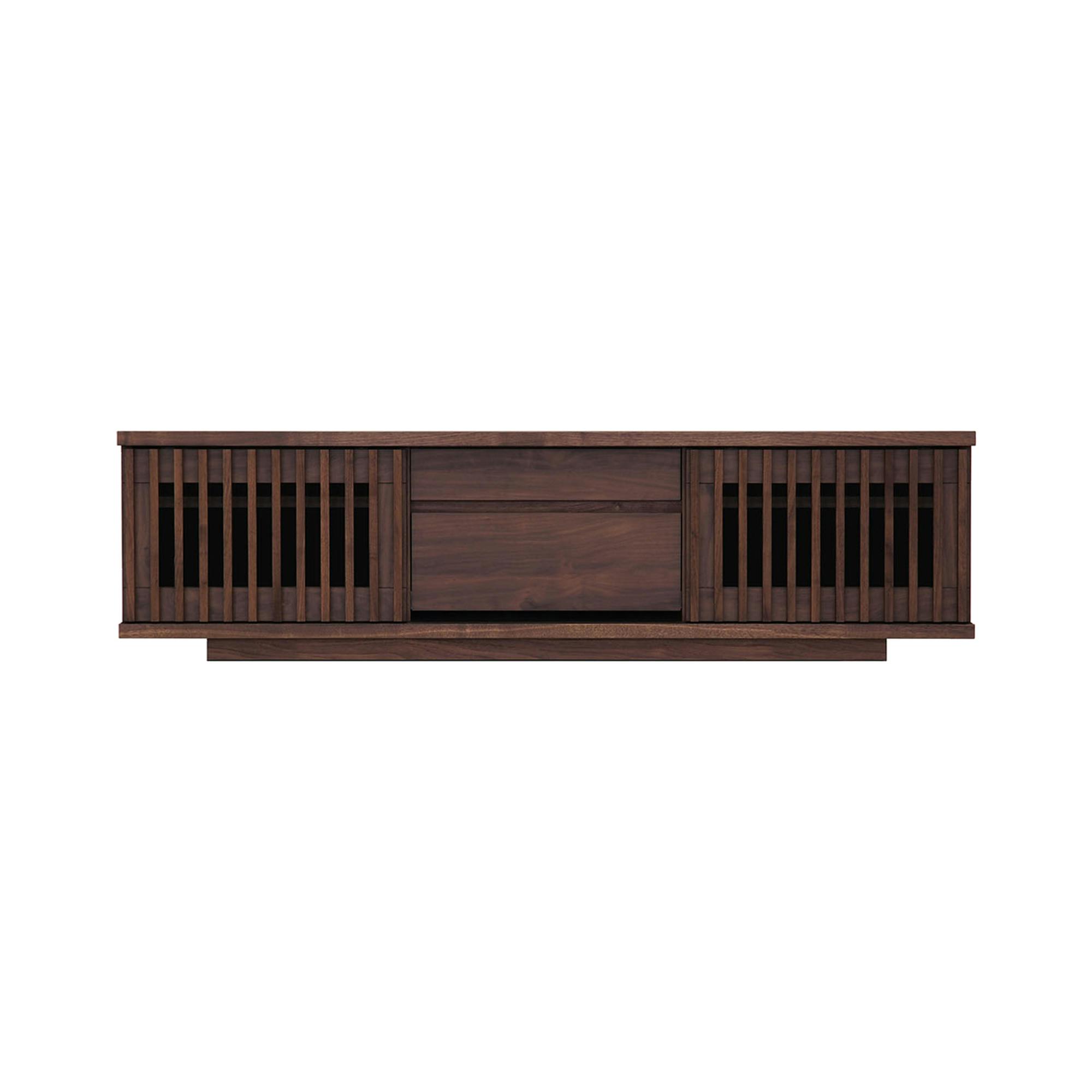 oka テレビボード バリュー 幅150cm ウォールナット テレビ台 オーディオデッキ ローボード 446406【別送品】