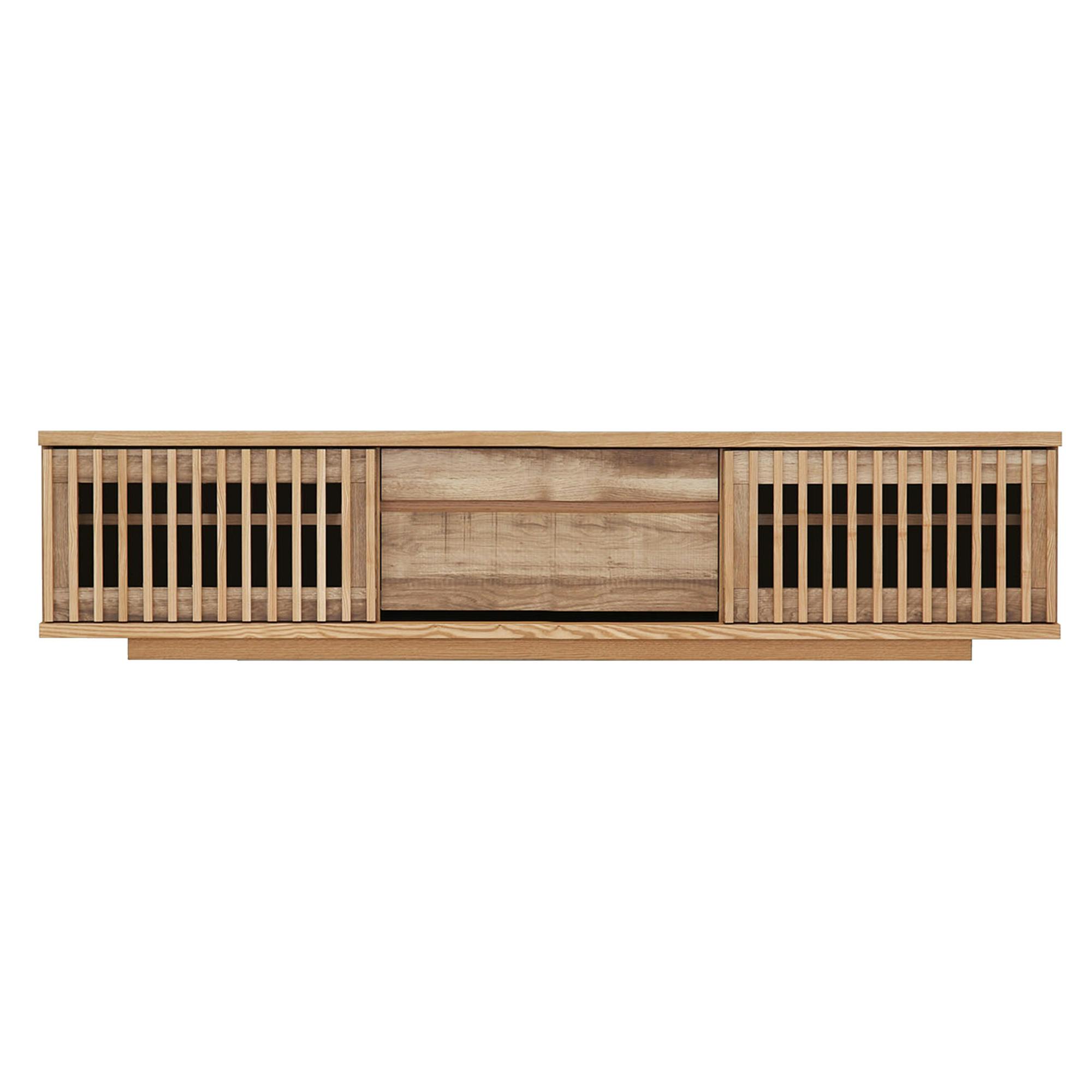 oka テレビボード バリュー 幅180cm オーク テレビ台 オーディオデッキ ローボード 446409【別送品】