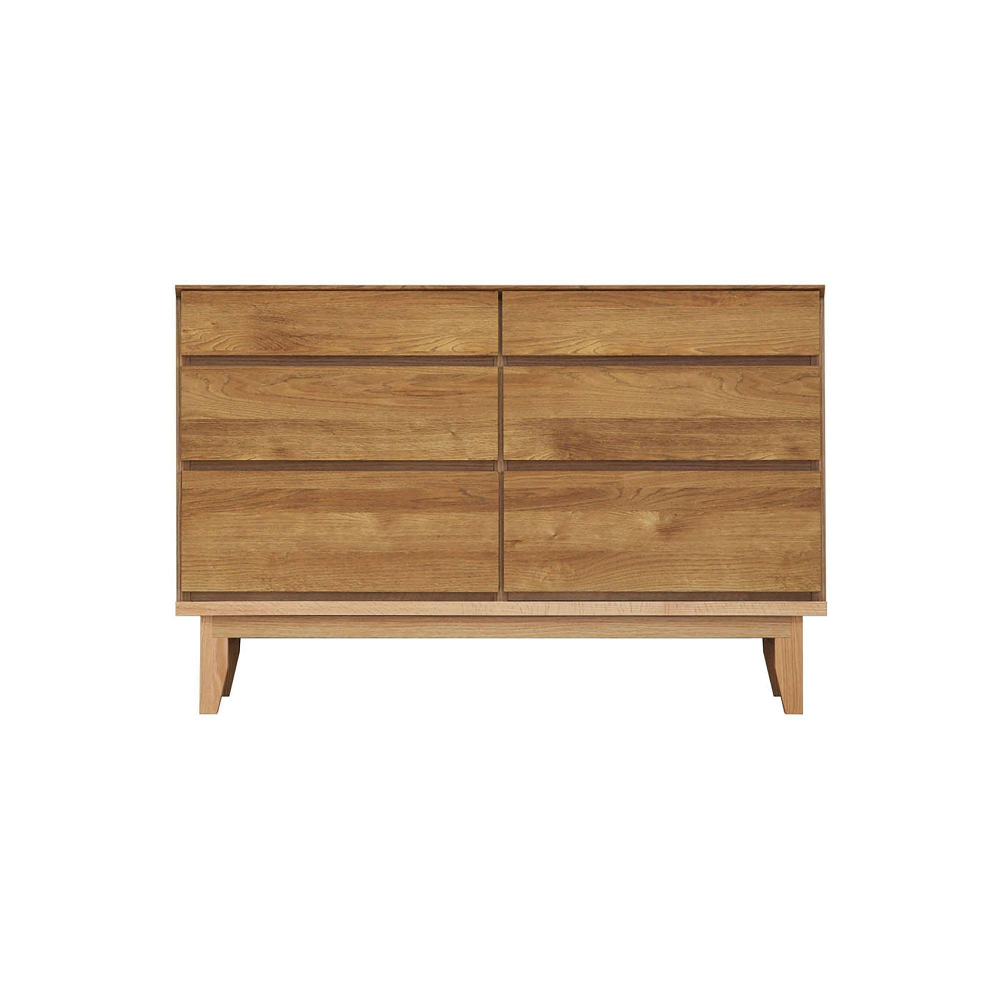 oka ローチェスト ラムジー 幅120cm 3段 オーク タンス 収納家具 リビング収納 446427【別送品】