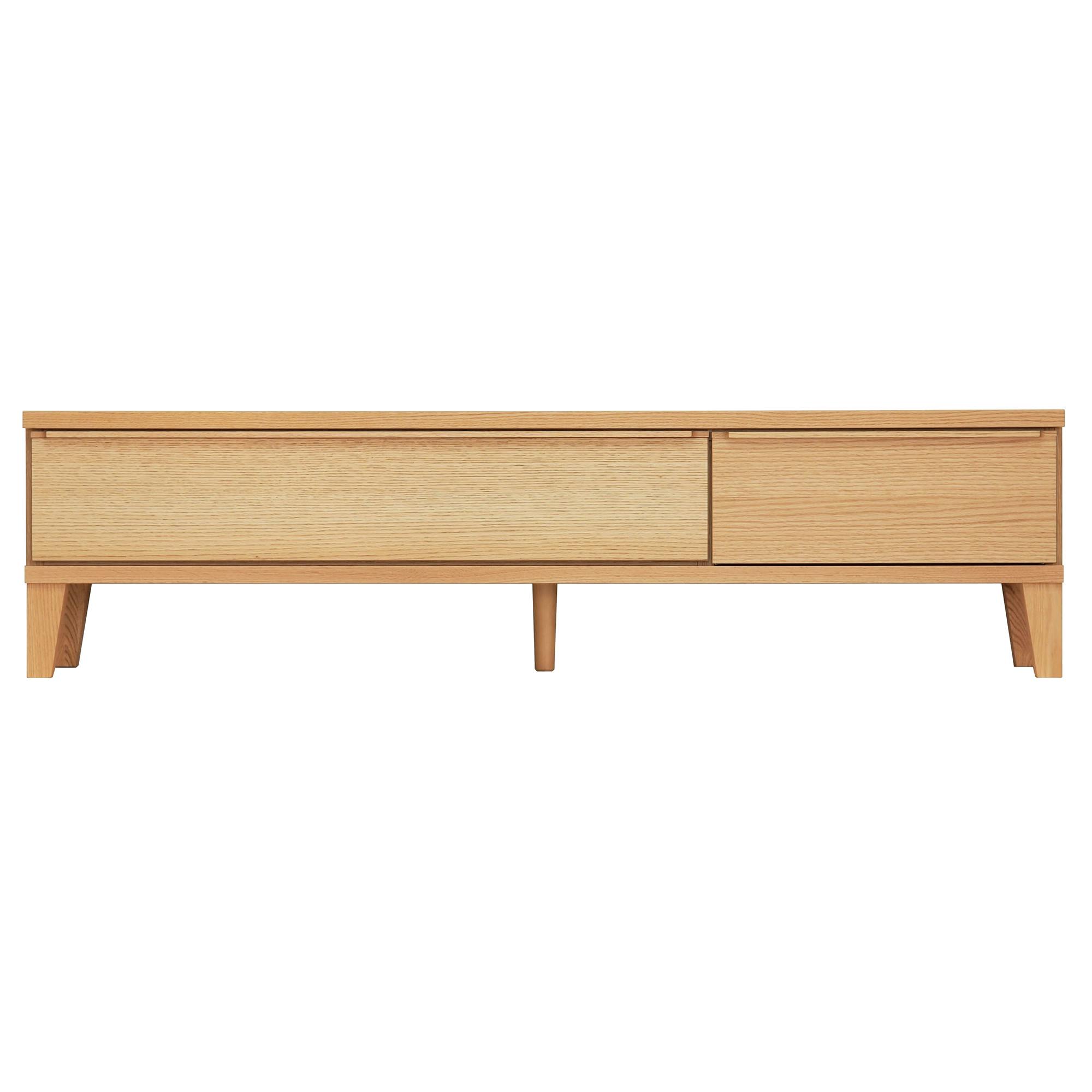 oka テレビボード レオ 幅153cm オーク テレビ台 オーディオデッキ ローボード 446441【別送品】