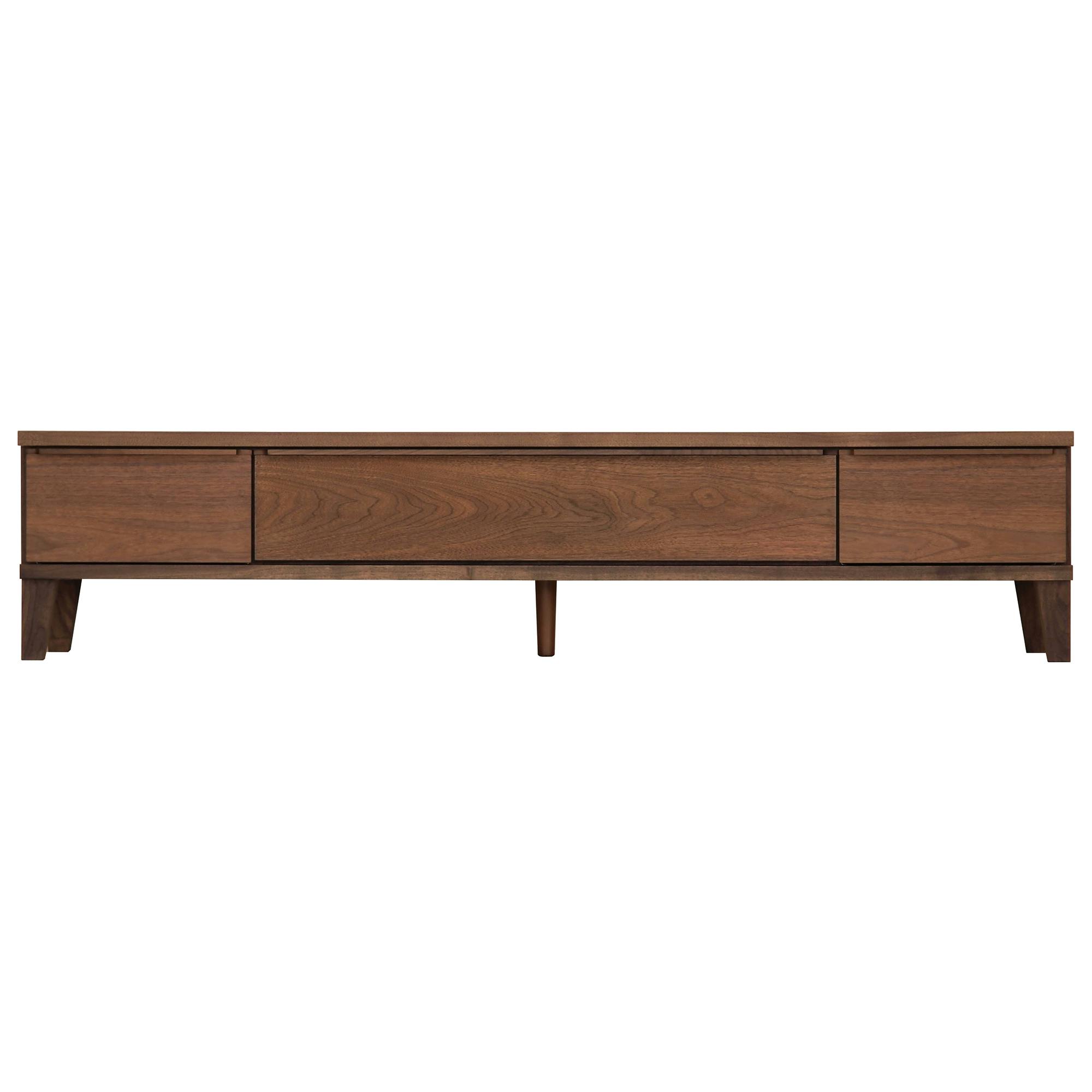 oka テレビボード レオ 幅180cm ウォールナット テレビ台 オーディオデッキ ローボード 446442【別送品】