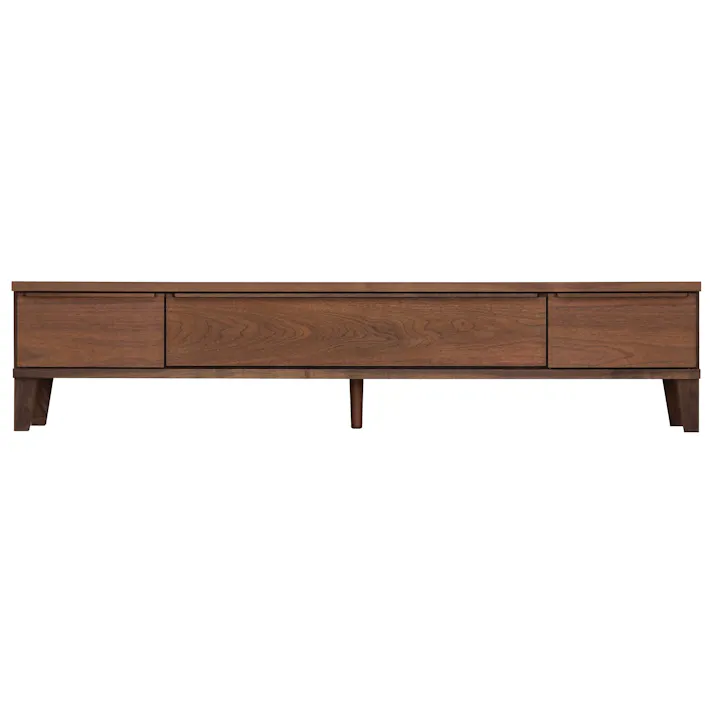 oka テレビボード レオ 幅180cm ウォールナット テレビ台 オーディオデッキ ローボード 446442【別送品】