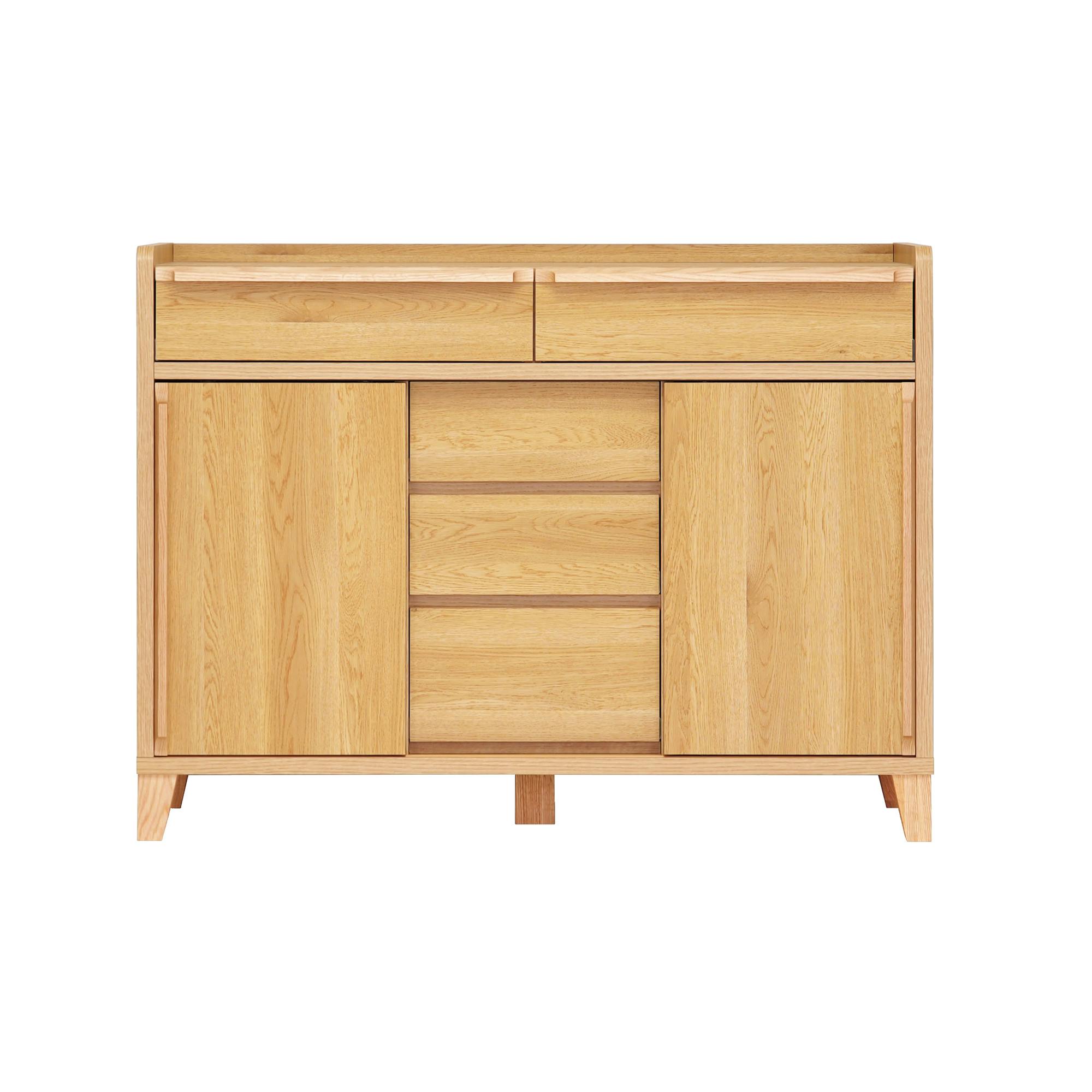 oka サイドボード レガシー 幅120cm オーク キャビネット リビング収納 物入れ 446457【別送品】