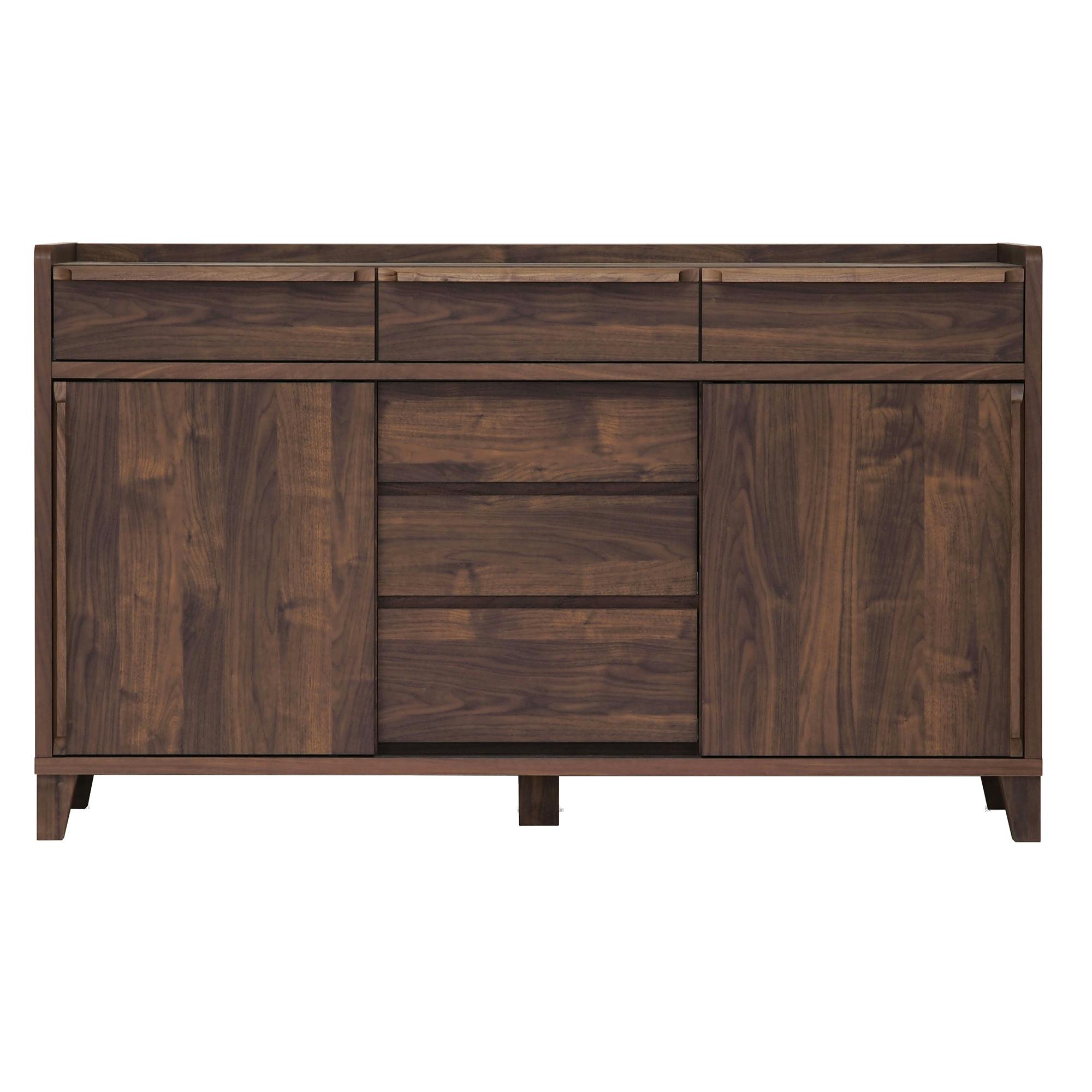 oka サイドボード レガシー 幅150cm ウォールナット キャビネット リビング収納 物入れ 446458【別送品】