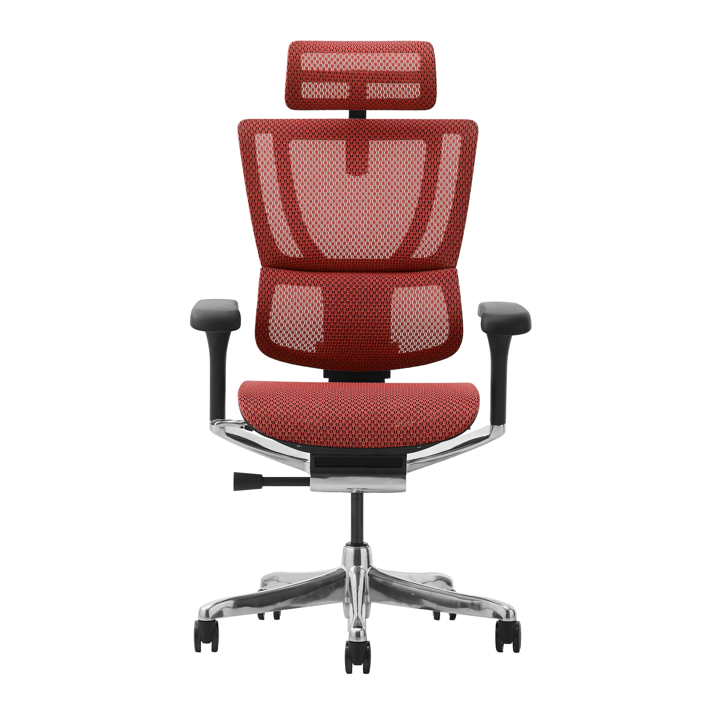 Ergohuman エルゴヒューマン フィット2 FIT2-HAM-DR-BF-RD 新基盤タイプ オットマン無し ブラックフレーム レッド ワークチェア デスクチェア ゲーミングチェア 454404【別送品】