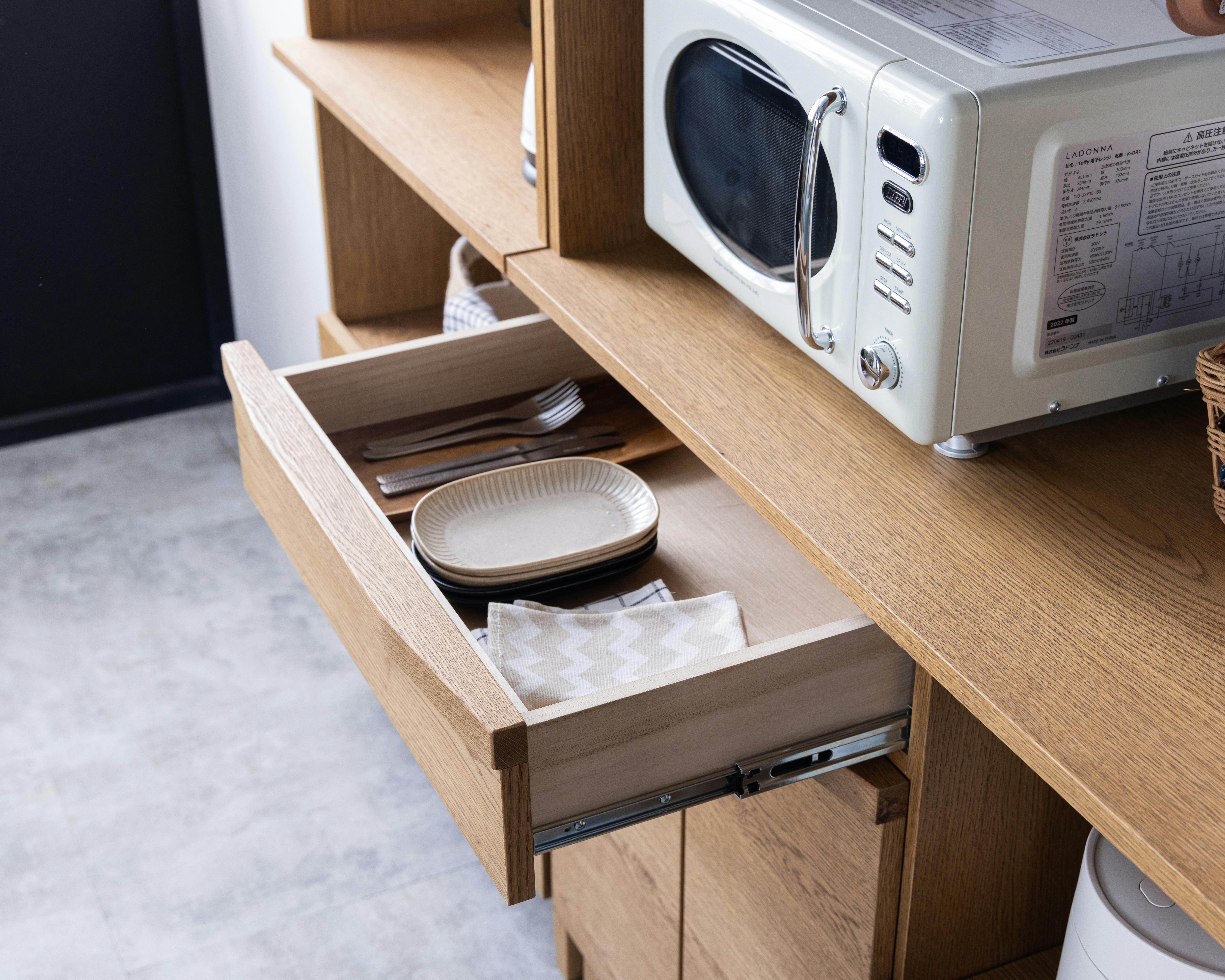 nora. ダイニングボード カップ3 幅100cm 食器棚 食器収納 カウンター