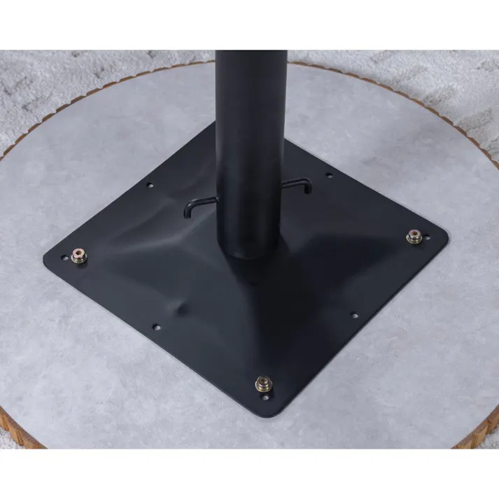 nora. ダイニングテーブル タルティー 幅60×高さ60cm メラミン天板 ホワイト ミニテーブル カフェテーブル 食卓 456439【別送品】