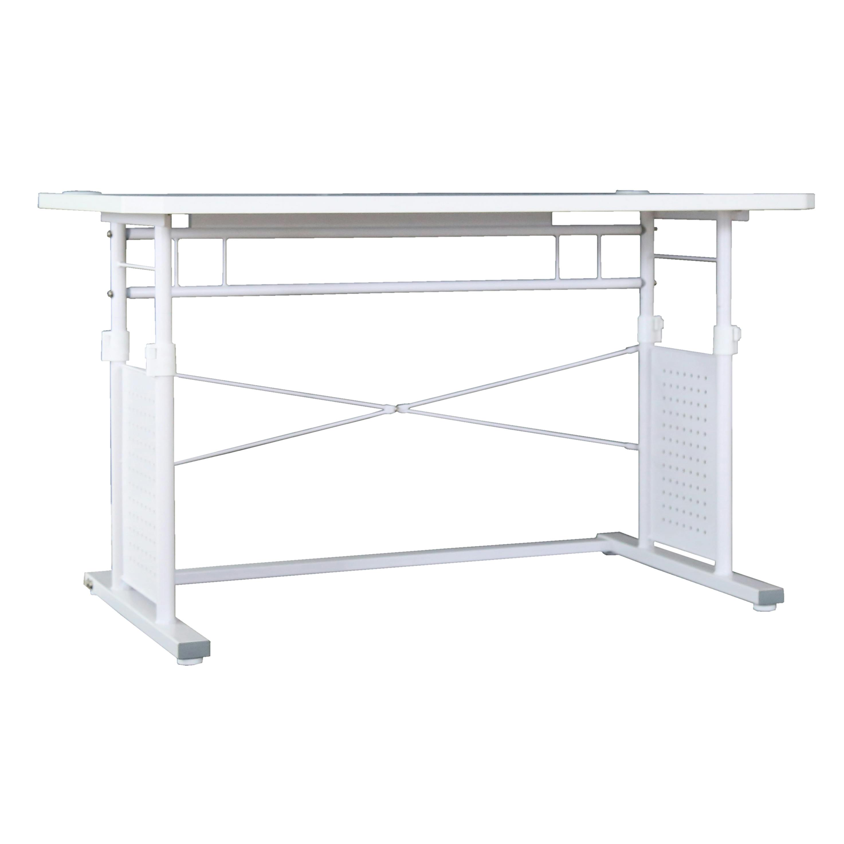 Contieaks 昇降デスク CTG-D120 ホワイト ゲーミングデスク 高さ調節 白 458496【別送品】