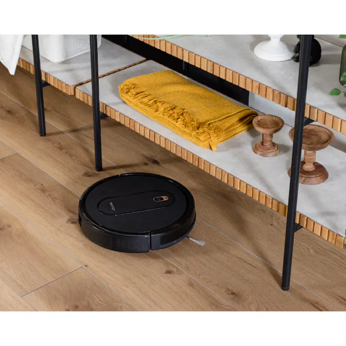 nora. オープンラック タルティー 2段 メラミン天板 石目ブラック 収納家具 リビング収納 シェルフ 460196【別送品】