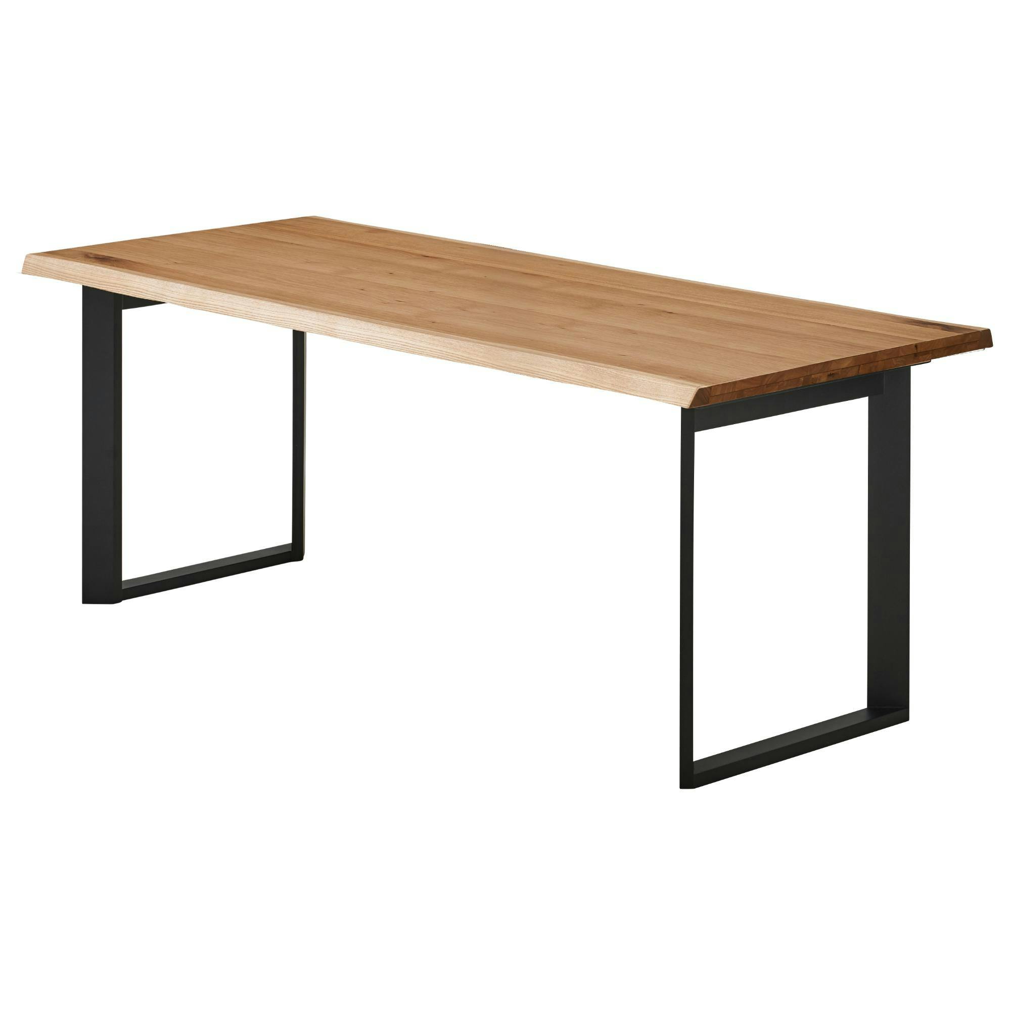 to meet ダイニングテーブル ビルズ 幅180cm オーク天板 ブラック脚
