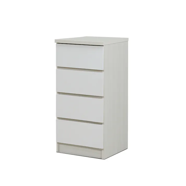 nakakei チェスト ワルツ 幅40cm 4段 ホワイト 洋服タンス シンプル 収納 464254【別送品】